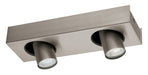Eglo Canada - Two Light Track - Robledo 1 - Matte Nickel- Union Lighting Luminaires Decor