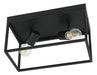Eglo Canada - Two Light Ceiling Mount - Silentina - Black- Union Lighting Luminaires Decor