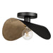 Eglo Canada - One Light Dual Mount Pendant or Ceiling - Saceda - Black, Gold Leaf- Union Lighting Luminaires Decor