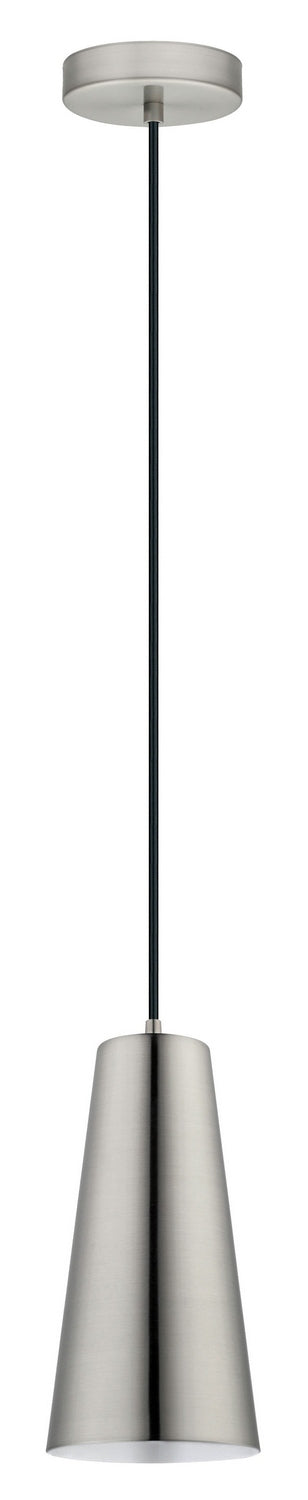 Eglo Canada - One Light Pendant - Pratella 1 - Matte Nickel- Union Lighting Luminaires Decor