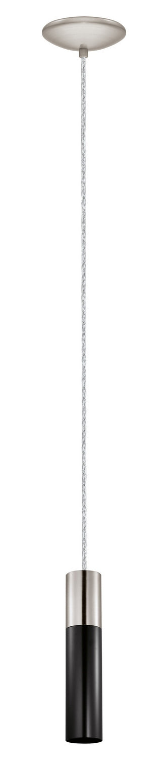 Eglo Canada - One Light Pendant - Villora - Matte Nickel- Union Lighting Luminaires Decor