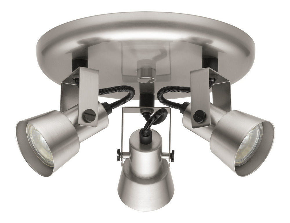 Eglo Canada - Three Light Ceiling Track Light - Trillo 1 - Matte Nickel- Union Lighting Luminaires Decor