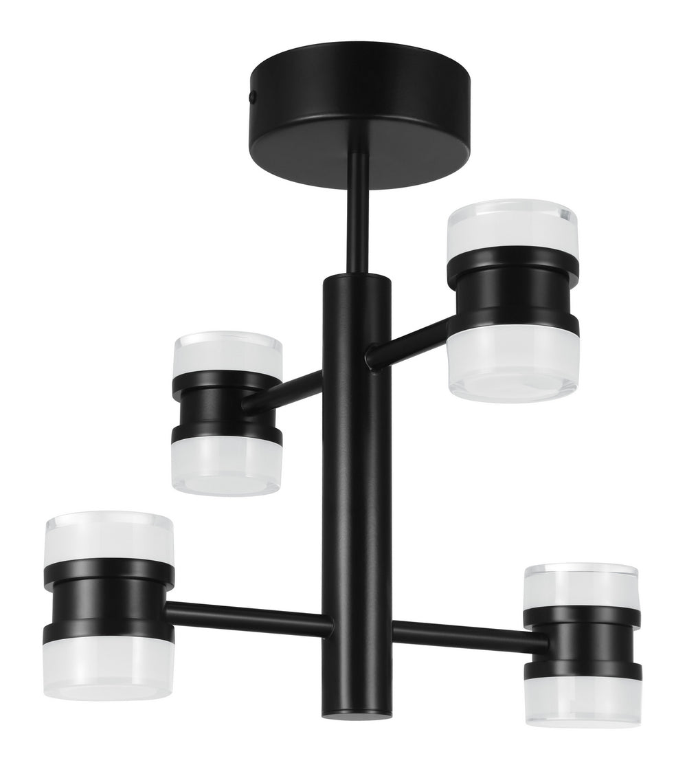 Eglo Canada - LED Ceiling Mount - Romendo 1 - Matte Black- Union Lighting Luminaires Decor