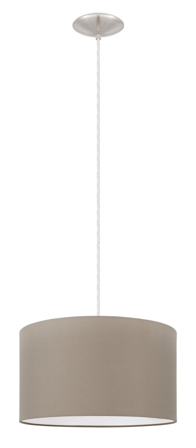 Eglo Canada - One Light Pendant - Mandana - Matte Nickel- Union Lighting Luminaires Decor