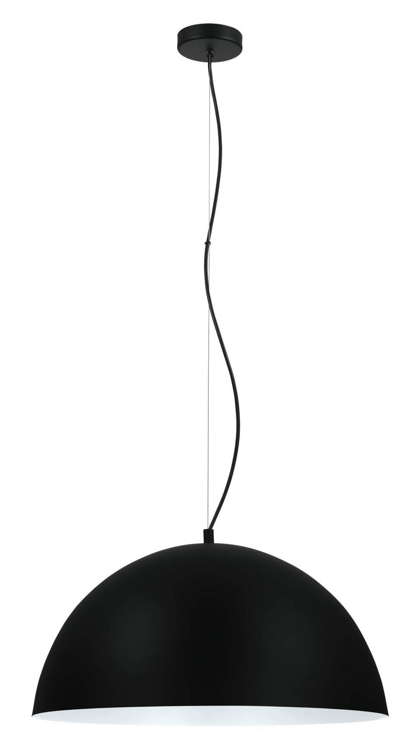 Eglo Canada - One Light Pendant - Rafaelino - Black- Union Lighting Luminaires Decor