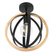 Eglo Canada - One Light Ceiling Mount - Basildon - Black- Union Lighting Luminaires Decor