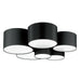 Eglo Canada - Six Light Ceiling Mount - Pastore 2 - Black- Union Lighting Luminaires Decor
