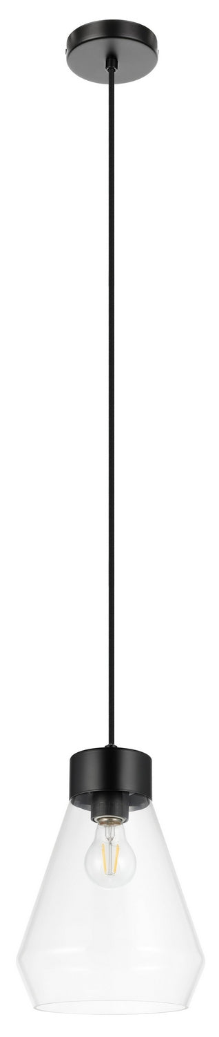 Eglo Canada - One Light Mini Pendant - Montey - Matte Black- Union Lighting Luminaires Decor