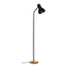 Eglo Canada - One Light Floor Lamp - Verdal - Black, Wood- Union Lighting Luminaires Decor