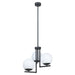 Eglo Canada - Three Light Pendant - Denver - Black- Union Lighting Luminaires Decor