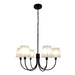 Eglo Canada - Six Light Chandelier - Smyrna - Black- Union Lighting Luminaires Decor