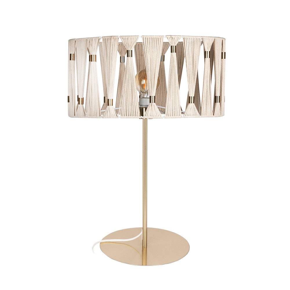 Eglo Canada - One Light Table Lamp - Macclenny - Brushed Brass- Union Lighting Luminaires Decor