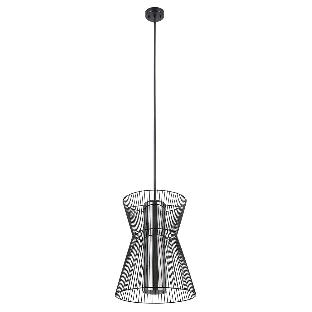 Eglo Canada - One Light Pendant - Maseta - Black- Union Lighting Luminaires Decor
