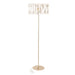 Eglo Canada - One Light Floor Lamp - Macclenny - Brushed Brass- Union Lighting Luminaires Decor