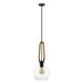 Eglo Canada - One Light Pendant - Roding - Black- Union Lighting Luminaires Decor