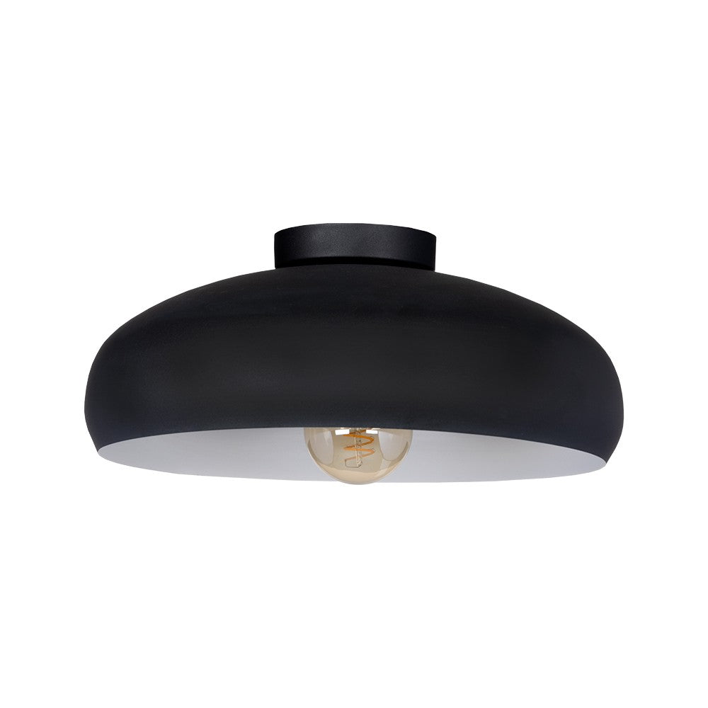 Eglo Canada - One Light Ceiling Mount - Mogano - Black/White- Union Lighting Luminaires Decor