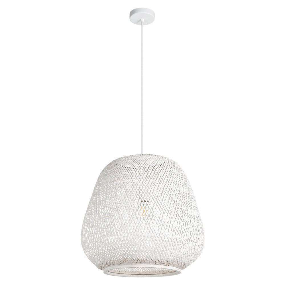 Eglo Canada - One Light Pendant - Dembleby - White- Union Lighting Luminaires Decor