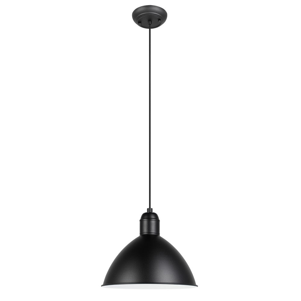 Eglo Canada - One Light Pendant - Priddy - Black- Union Lighting Luminaires Decor