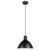 Eglo Canada - One Light Pendant - Priddy - Black- Union Lighting Luminaires Decor