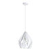 Eglo Canada - One Light Pendant - Carlton - White- Union Lighting Luminaires Decor