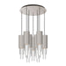 Alora Canada - LED Pendant - Bordeaux - Brushed Nickel/Clear Ribbed Glass- Union Lighting Luminaires Decor
