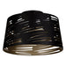 Eglo Canada - One Light Ceiling Mount - Akers Mill - Black- Union Lighting Luminaires Decor