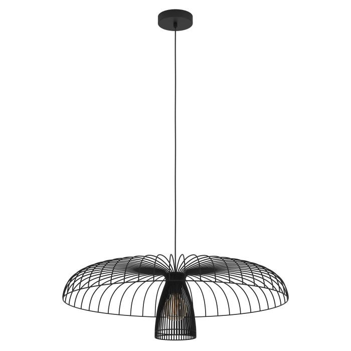 Eglo Canada - One Light Chandelier - Champerico - Black- Union Lighting Luminaires Decor