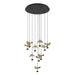 Eglo Canada - LED Pendant - Dracera - Black, Gold Leaf- Union Lighting Luminaires Decor