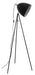 Eglo Canada - One Light Floor Lamp - Mareperla - Black & Chrome- Union Lighting Luminaires Decor