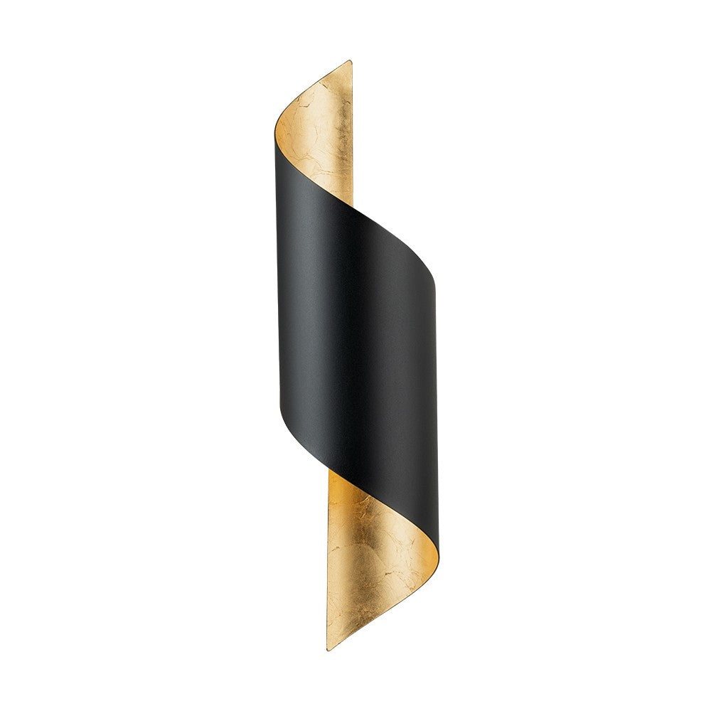 Eglo Canada - One Light Wall Sconce - Jabaloyas - Black, Gold Leaf- Union Lighting Luminaires Decor