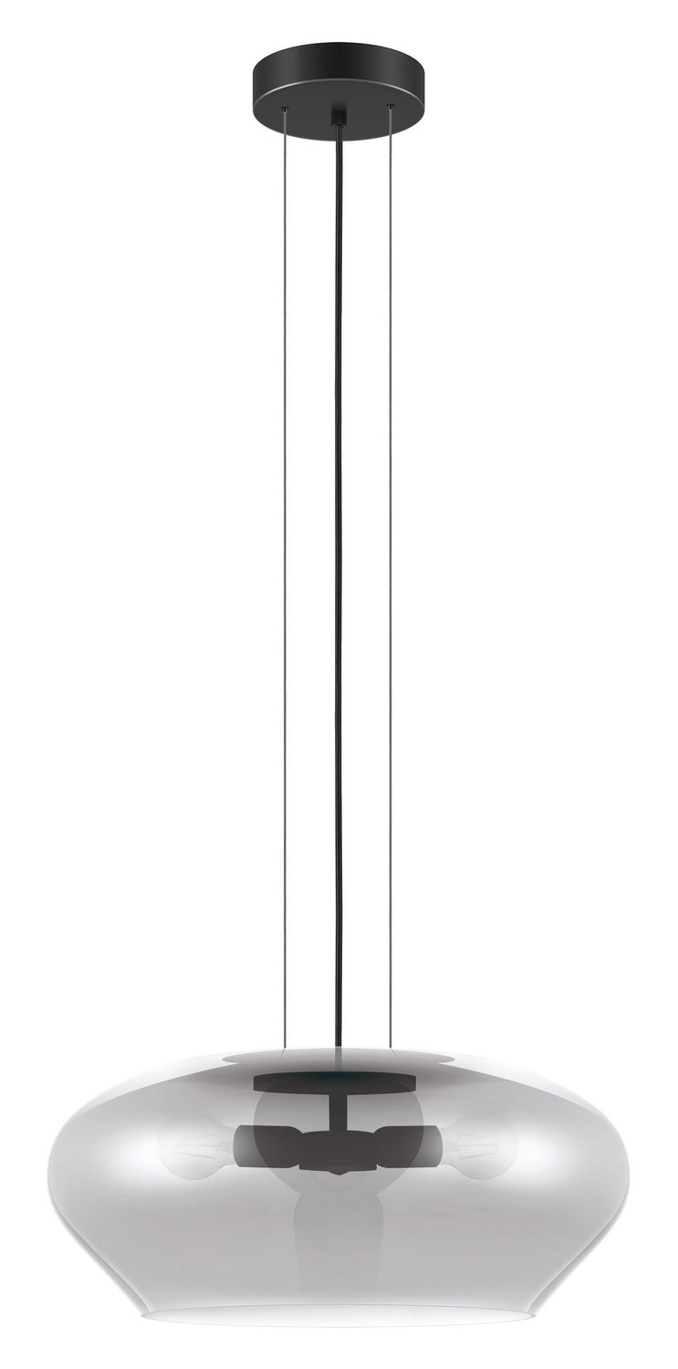 Eglo Canada - Three Light Pendant - Priorat - Black- Union Lighting Luminaires Decor