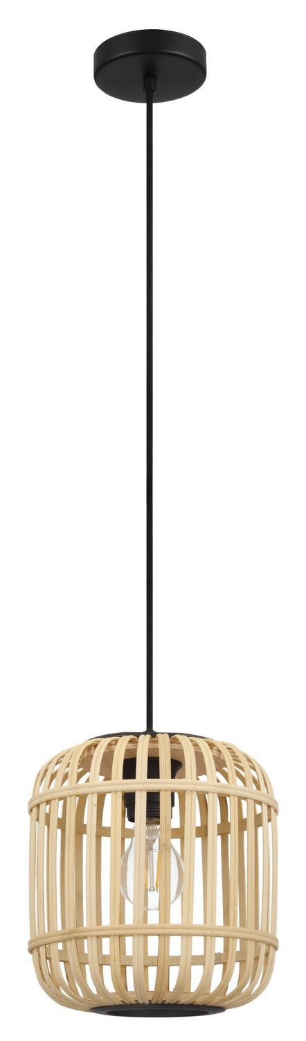 Eglo Canada - One Light Pendant - Bordesley - Black- Union Lighting Luminaires Decor