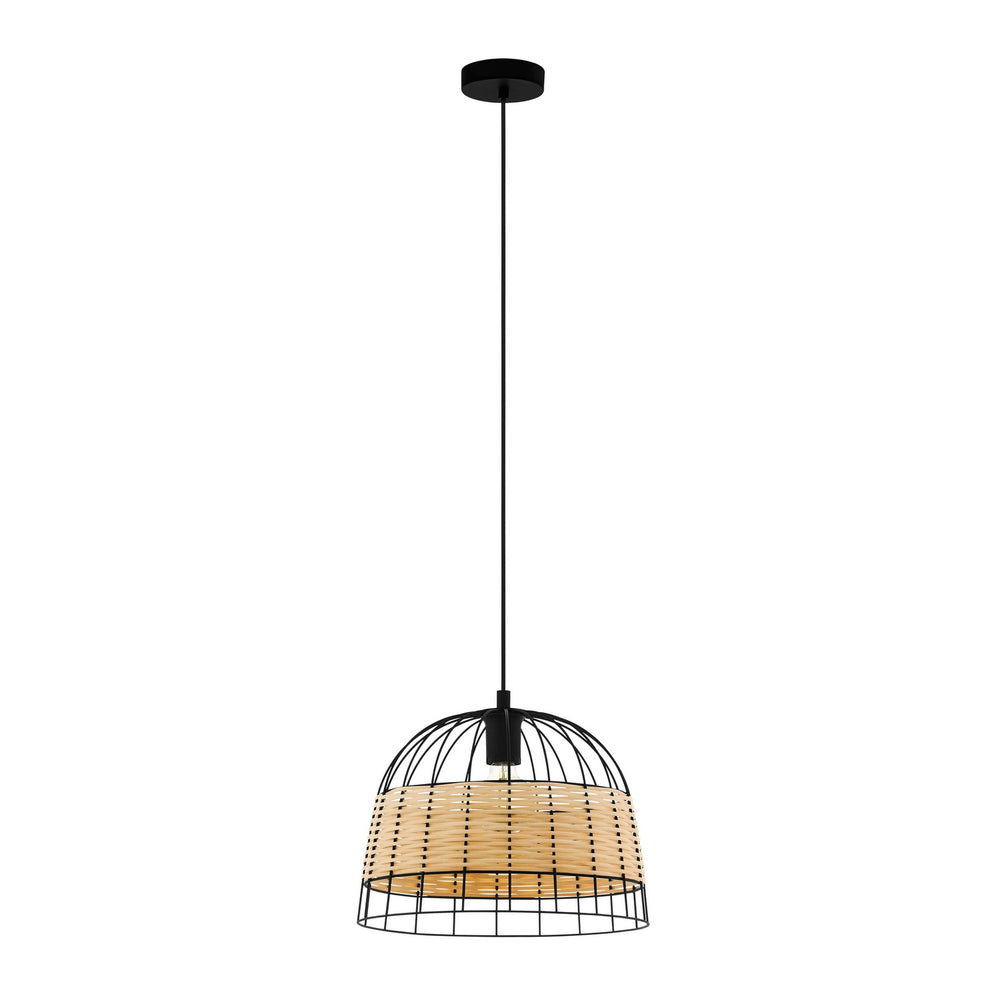 Eglo Canada - One Light Pendant - Anwick - Black- Union Lighting Luminaires Decor