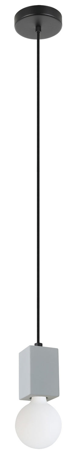 Eglo Canada - One Light Pendant - Prestwick 3 - Black & Grey Concrete- Union Lighting Luminaires Decor