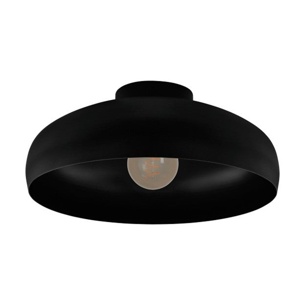 Eglo Canada - One Light Ceiling Mount - Mogano - Black- Union Lighting Luminaires Decor