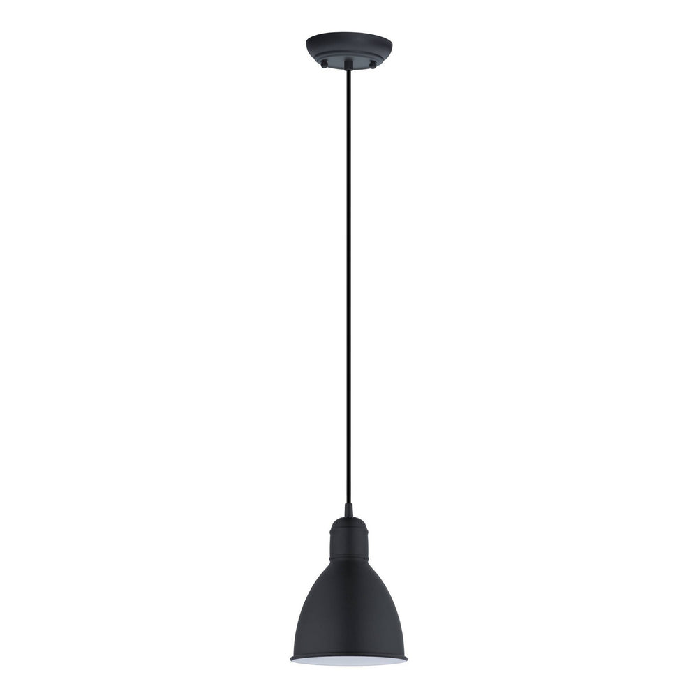 Eglo Canada - One Light Pendant - Priddy - Black- Union Lighting Luminaires Decor