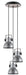 Eglo Canada - Three Light Pendant - Barnstaple - Black & Bleached Wood- Union Lighting Luminaires Decor