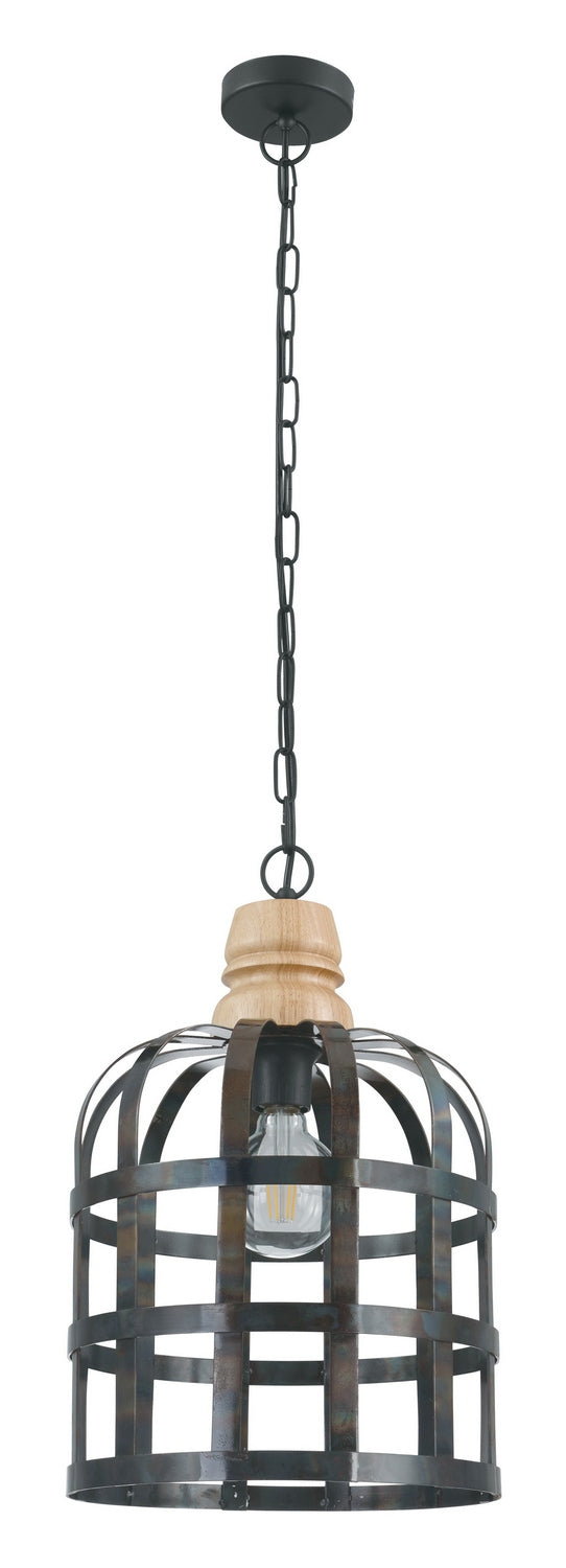 Eglo Canada - One Light Pendant - Oldcastle - Black- Union Lighting Luminaires Decor