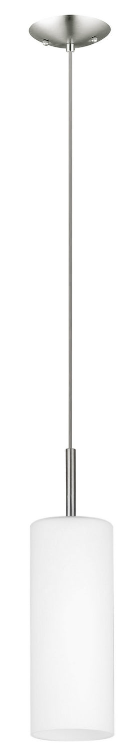 Eglo Canada - One Light Pendant - Troy 3 - Matte Nickel- Union Lighting Luminaires Decor