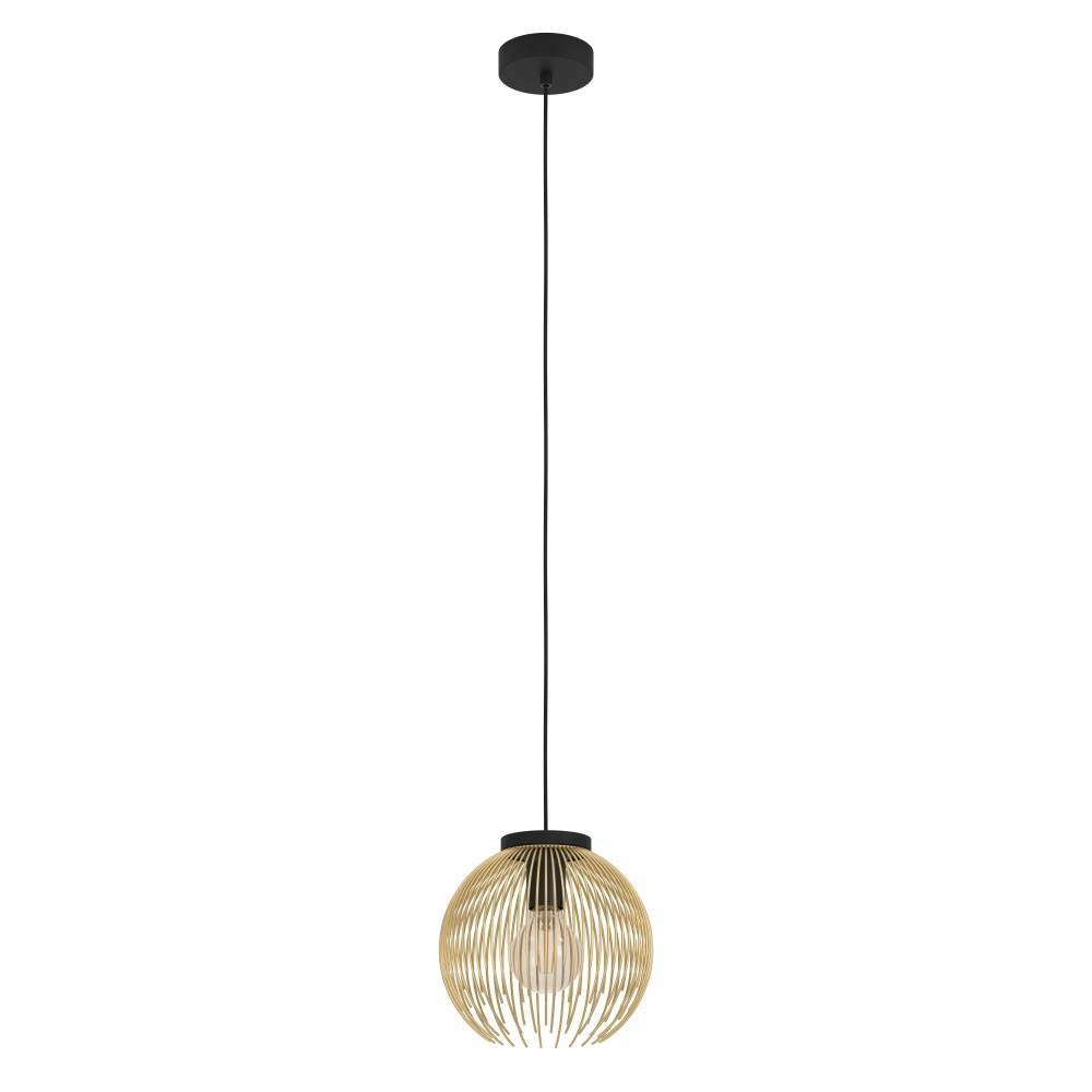 Eglo Canada - One Light Pendant - Venezuela - Black- Union Lighting Luminaires Decor