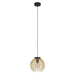 Eglo Canada - One Light Pendant - Venezuela - Black- Union Lighting Luminaires Decor