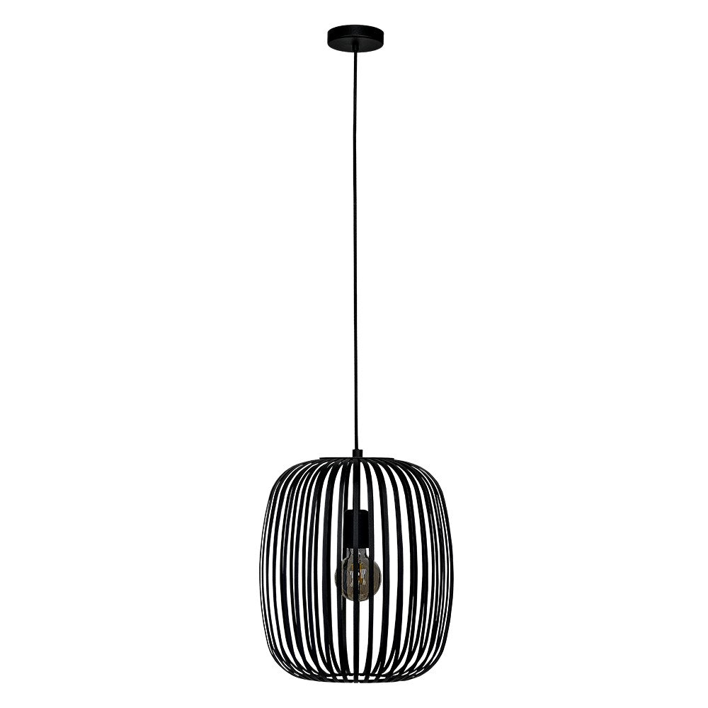 Eglo Canada - One Light Pendant - Romazzina - Black- Union Lighting Luminaires Decor