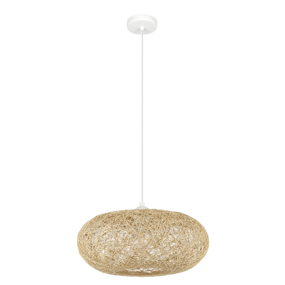 Eglo Canada - One Light Pendant - Campilo - White- Union Lighting Luminaires Decor