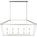 Visual Comfort Studio Canada - Five Light Linear Chandelier - Dianna - Brushed Nickel- Union Lighting Luminaires Decor