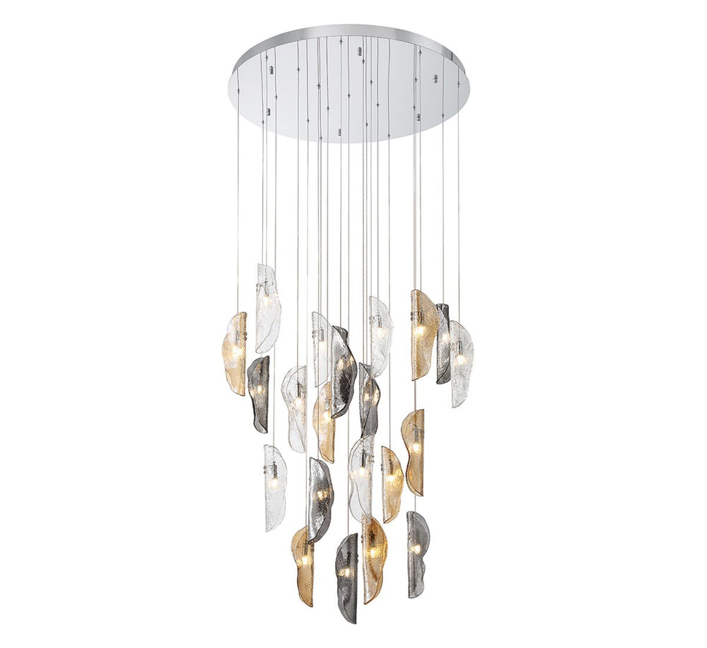 Lib & Co. Canada - LED Chandelier - Sorrento - Chrome- Union Lighting Luminaires Decor