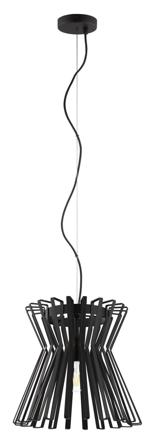 Eglo Canada - One Light Pendant - Locubin - Black- Union Lighting Luminaires Decor