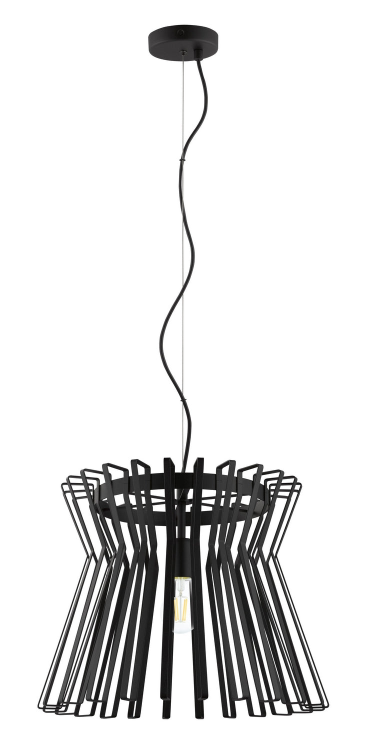 Eglo Canada - One Light Pendant - Locubin - Black- Union Lighting Luminaires Decor
