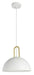Eglo Canada - One Light Pendant - Calmanera - White- Union Lighting Luminaires Decor