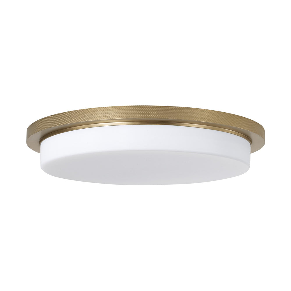 Capital Lighting - LED Flush Mount - Dominic - Aged Brass- Union Lighting Luminaires Decor