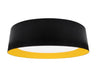 DVI Canada - LED Flush Mount - Yukon - Antique Gold And Matte Black- Union Lighting Luminaires Decor